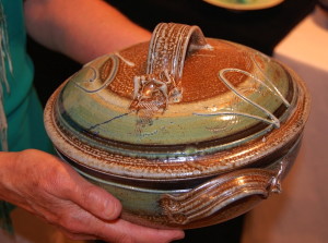 Gorgeous salt-glazed Hutchens casserole