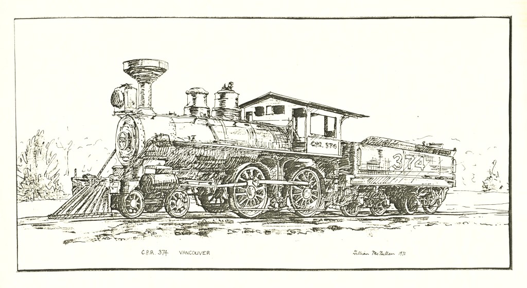 My drawing of Engine 374