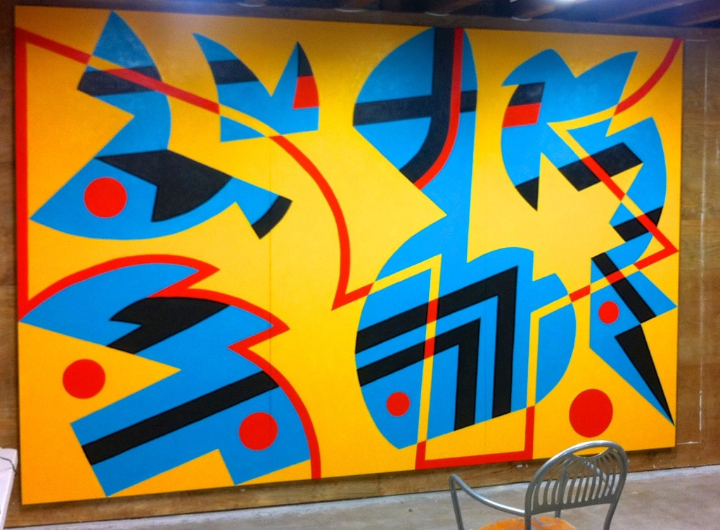 'Stellar' mural by Eric Metcalfe