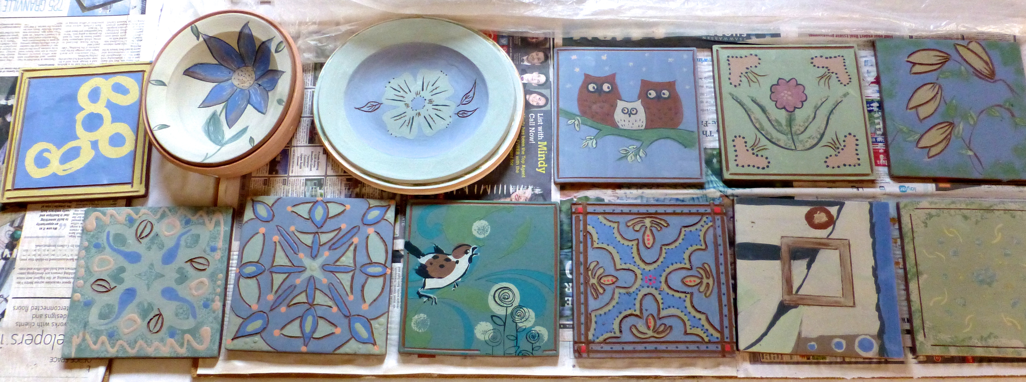 Read more about the article Tile painting with TriCity Potters
