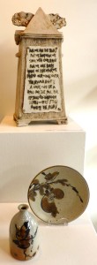 Keith Rice-Jones' Reliquary and two of Eliza's pieces