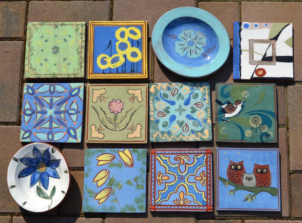 TriCity Potters' tiles