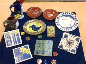 Workshop pieces glazed
