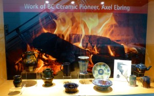 Three display cases of Ebring work at Shadbolt this month.