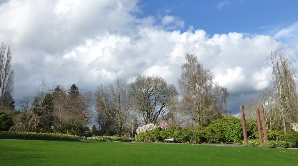 It was a beautiful Spring day outside Shadbolt Centre.