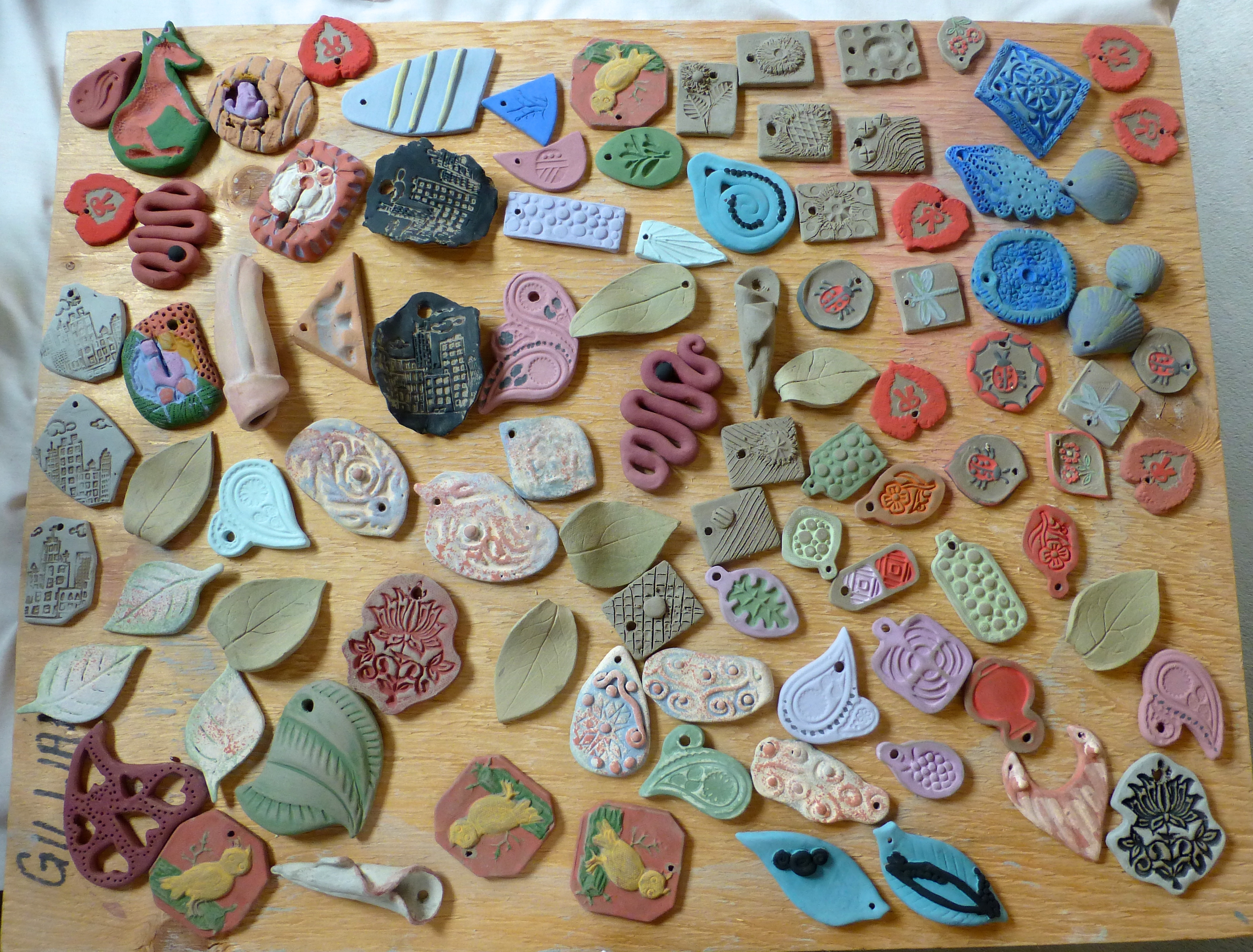 Read more about the article TriCity Potters made pendants