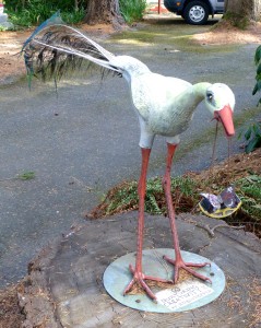 This bird by Robin Hopper is 'Welcoming Creativity'