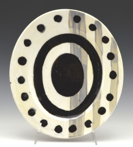 Jan Wade's oval rimmed plate