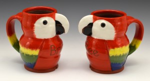 Scarlet Macaw mugs