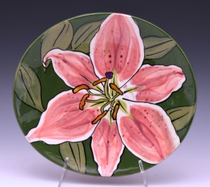 Stargazer Lily plate