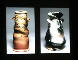 Jack Troy wood-fired pots, fired in sag gars