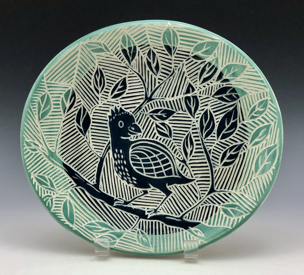 Read more about the article Painted Plates, ‘Snow’ clay & the SHUFFLE